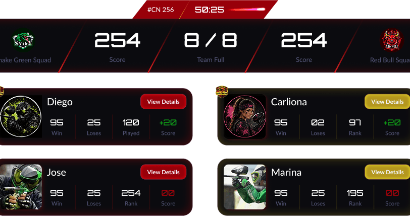 Manage Matches & Results